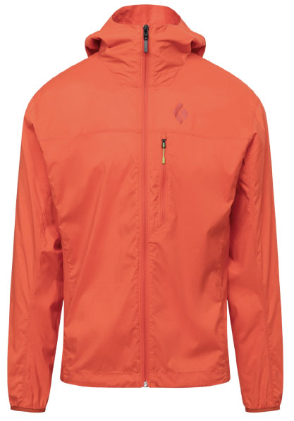 Black Diamond Alpine Start windbreaker jacket (red)